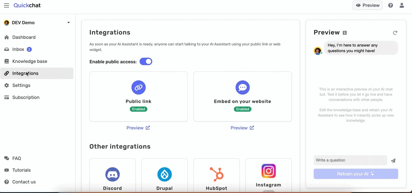 Dashboard_Intercom