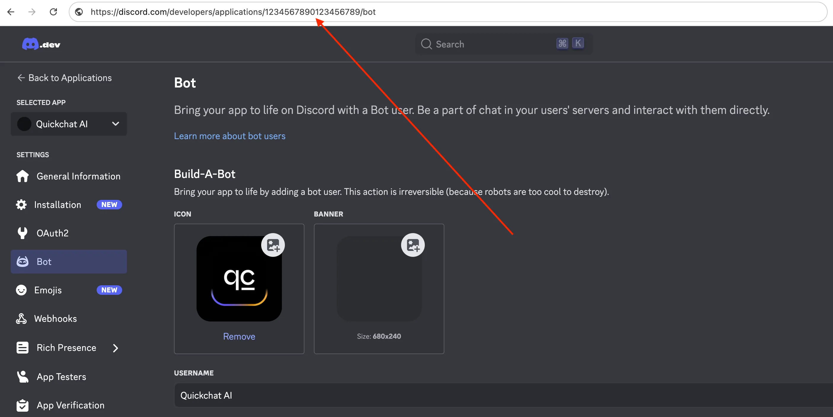 Votre client ID