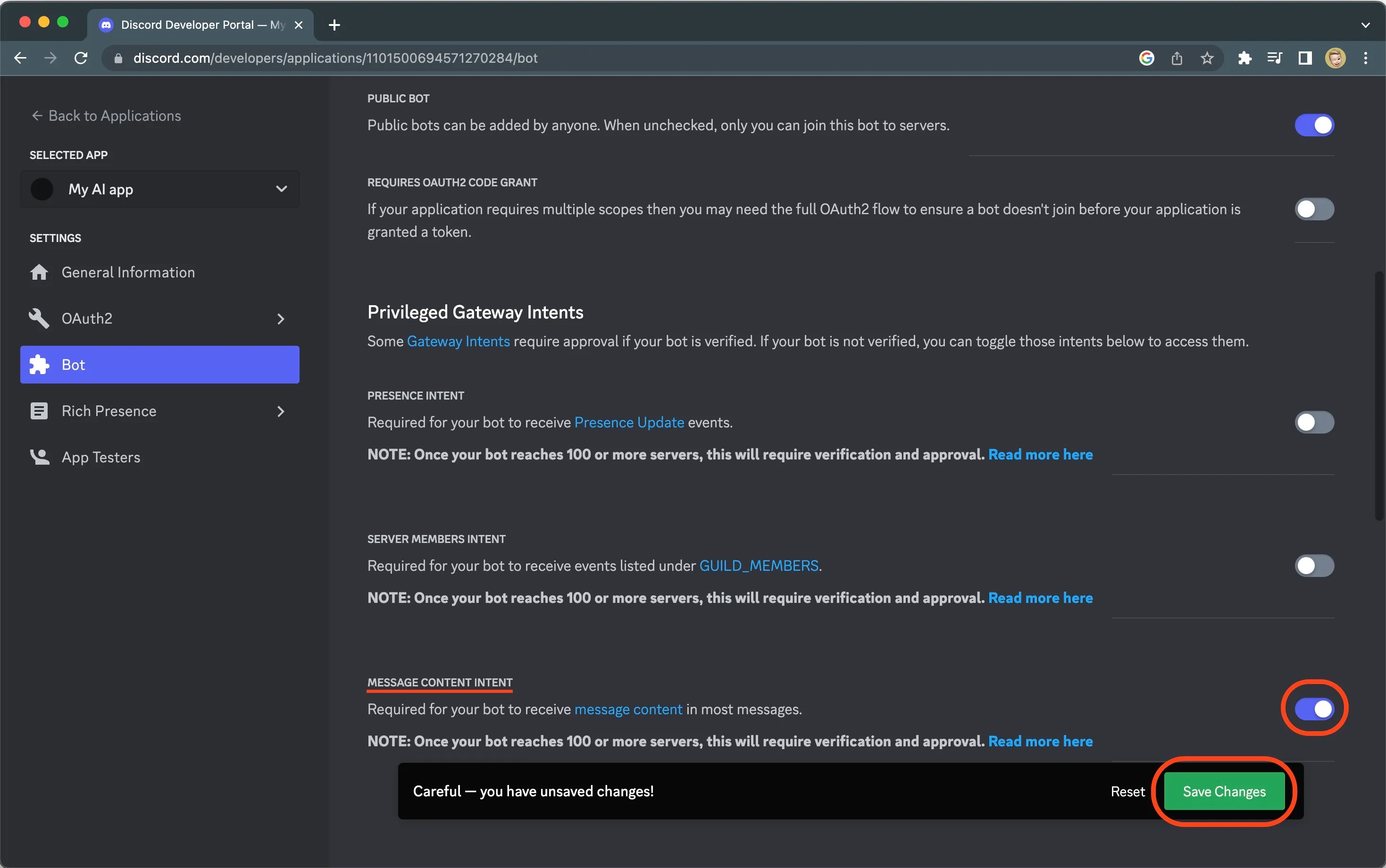 Quickchat AI Interface